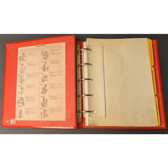 Vtg Betty Crocker's Cookbook New and Revised Binder 1987 2nd Printing Hardcover - Picture 2 of 8